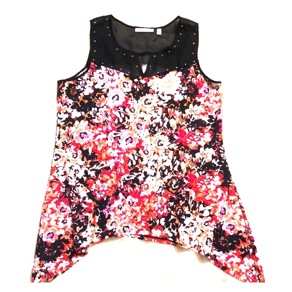 4/$20 Floral Sleeveless Blouse